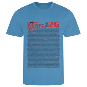 2026 Junior Sculling Head T-Shirt - Sapphire Blue